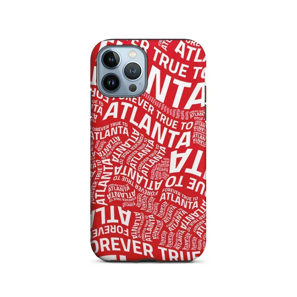 NBA Atlanta Hawks Word iPhone 15 Pro Max Case-2 in 1 Tough Case-Xtracase