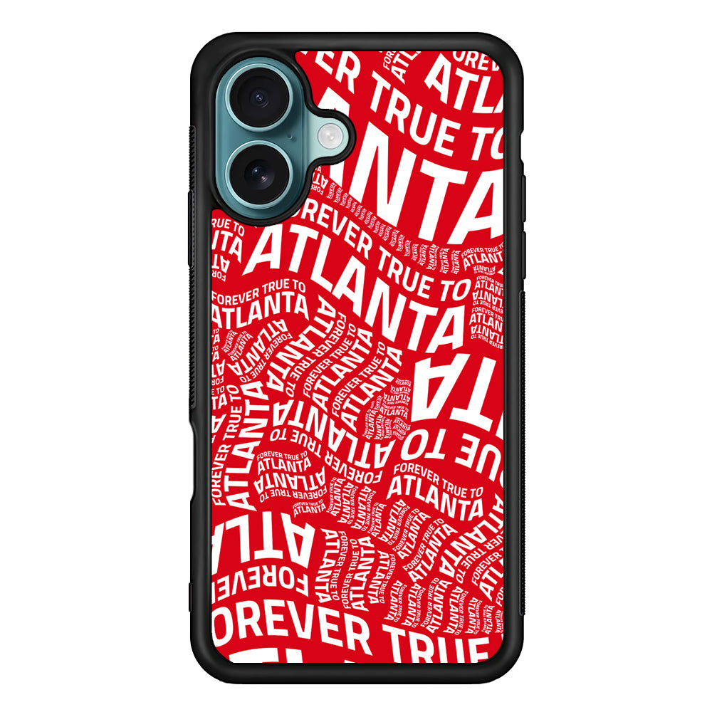 NBA Atlanta Hawks Word iPhone 16 Plus Case - Xtracase