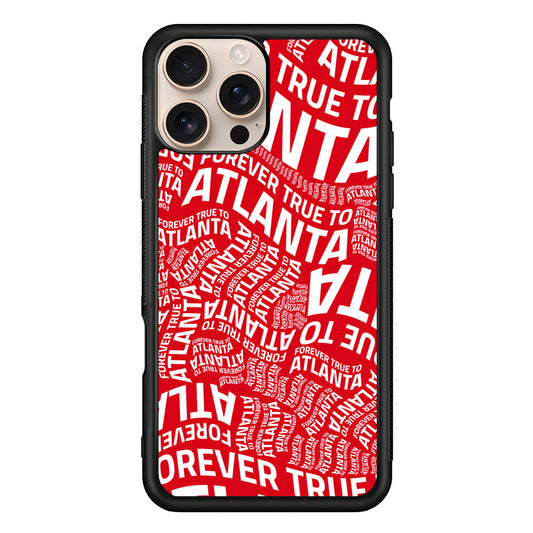 NBA Atlanta Hawks Word iPhone 16 Pro Max Case - iPhone 16 Pro Max
