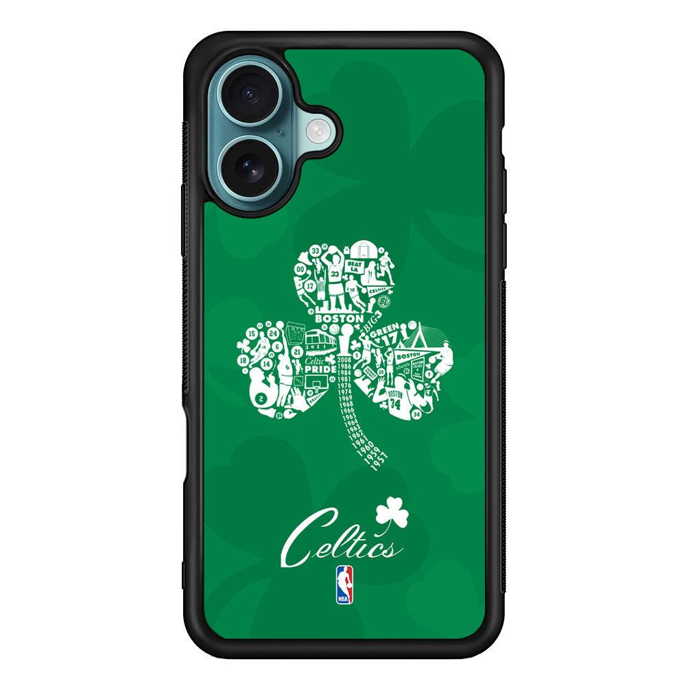 NBA Boston Celtics Logo iPhone 16 Case - Xtracase