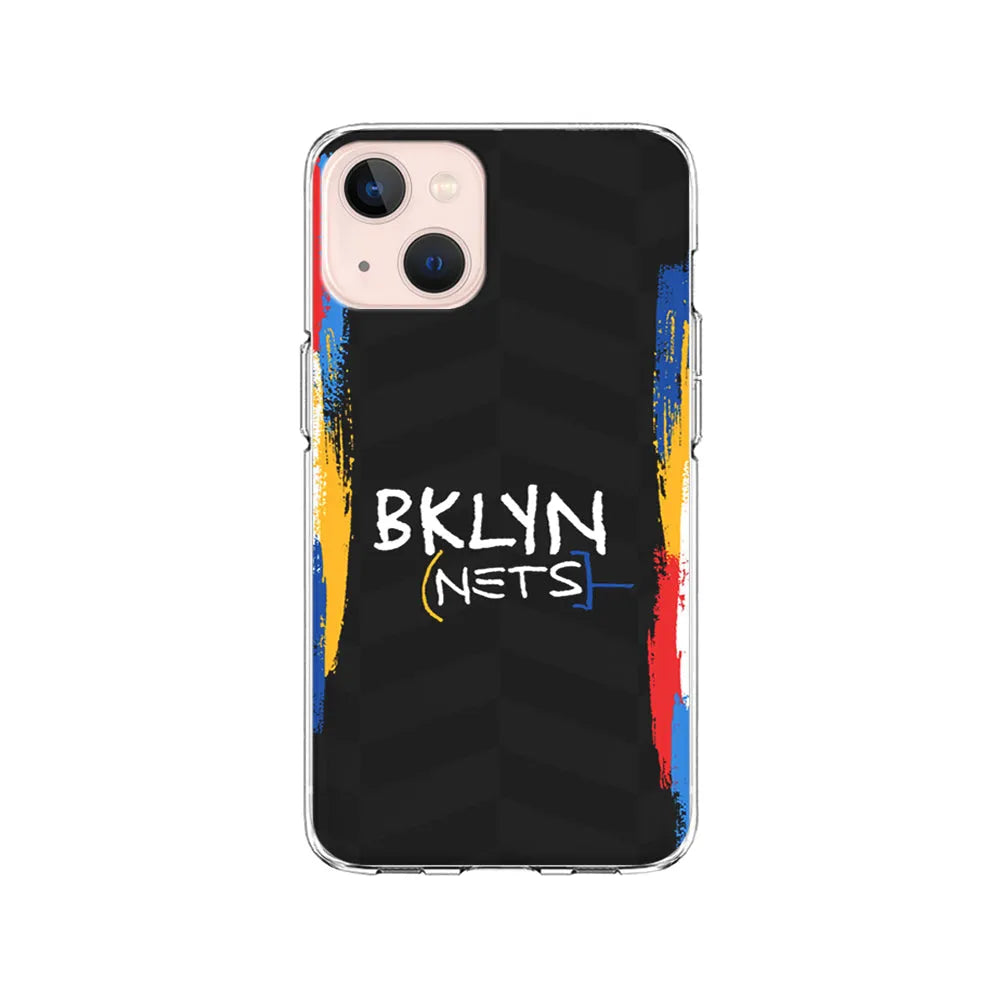 NBA Brooklyn Nets Jersey iPhone 14 Plus Case-Clear Soft Case-Xtracase