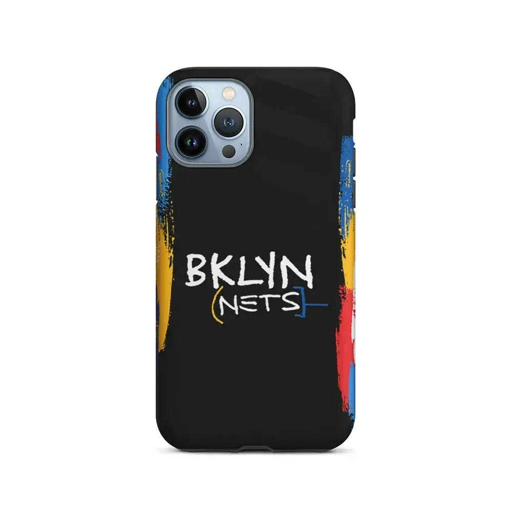 NBA Brooklyn Nets Jersey iPhone 15 Pro Max Case-2 in 1 Tough Case-Xtracase