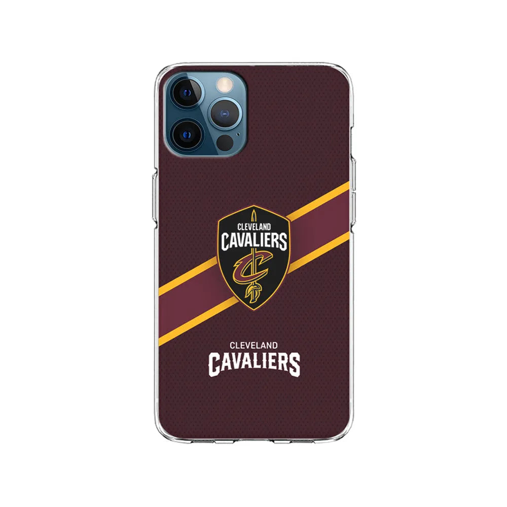 NBA Cleveland Cavaliers Logo iPhone 13 Pro Case-Clear Soft Case-Xtracase