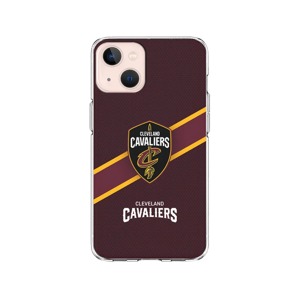 NBA Cleveland Cavaliers Logo iPhone 14 Plus Case-Clear Soft Case-Xtracase