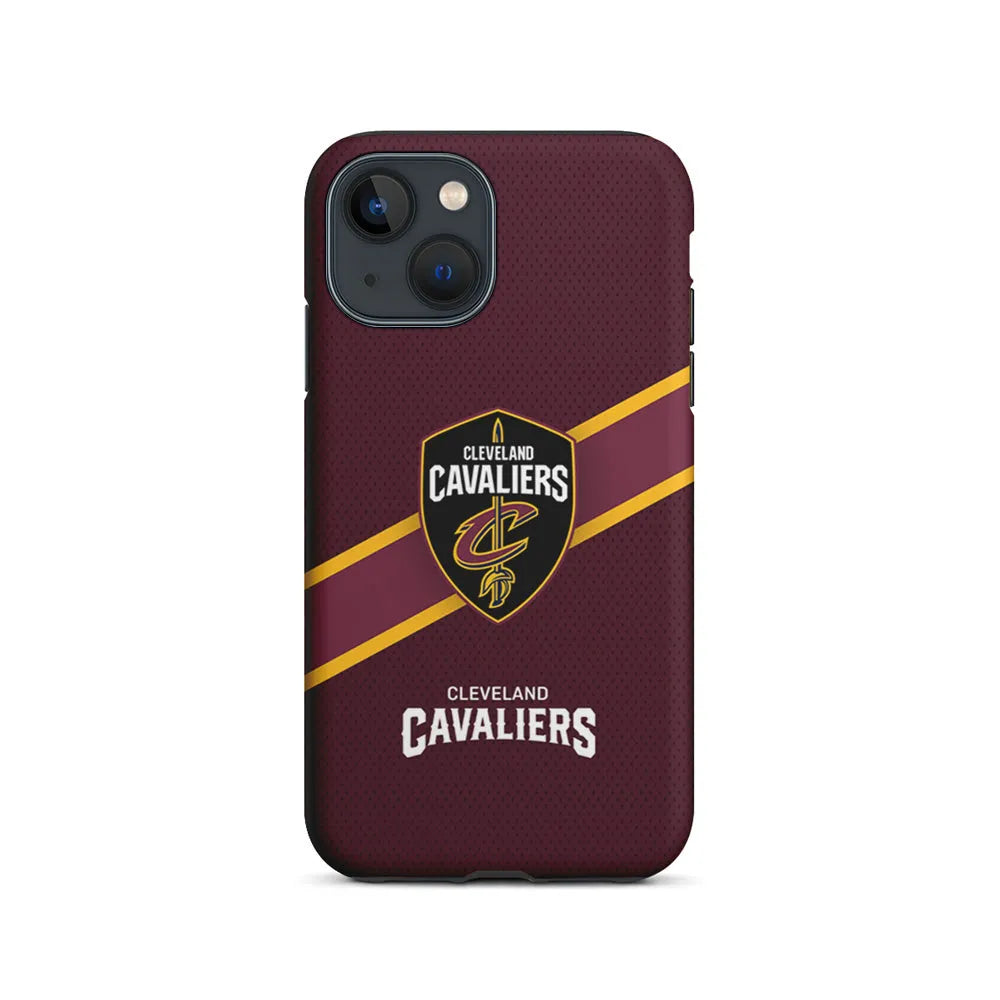 NBA Cleveland Cavaliers Logo iPhone 15 Case-2 in 1 Tough Case-Xtracase