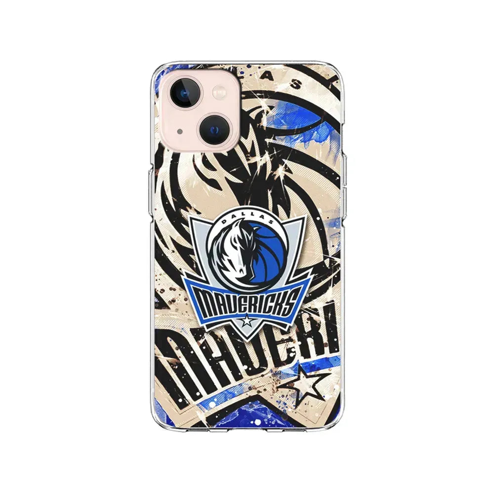 NBA Dallas Mavericks Logo iPhone 13 Mini Case-Clear Soft Case-Xtracase