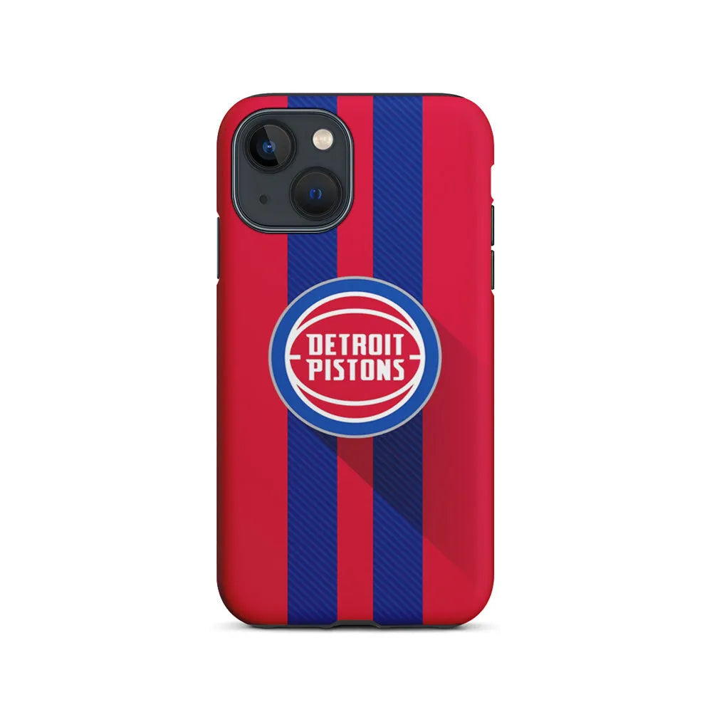 NBA Detroit Pistons Victory Ball iPhone 15 Plus Case-2 in 1 Tough Case-Xtracase