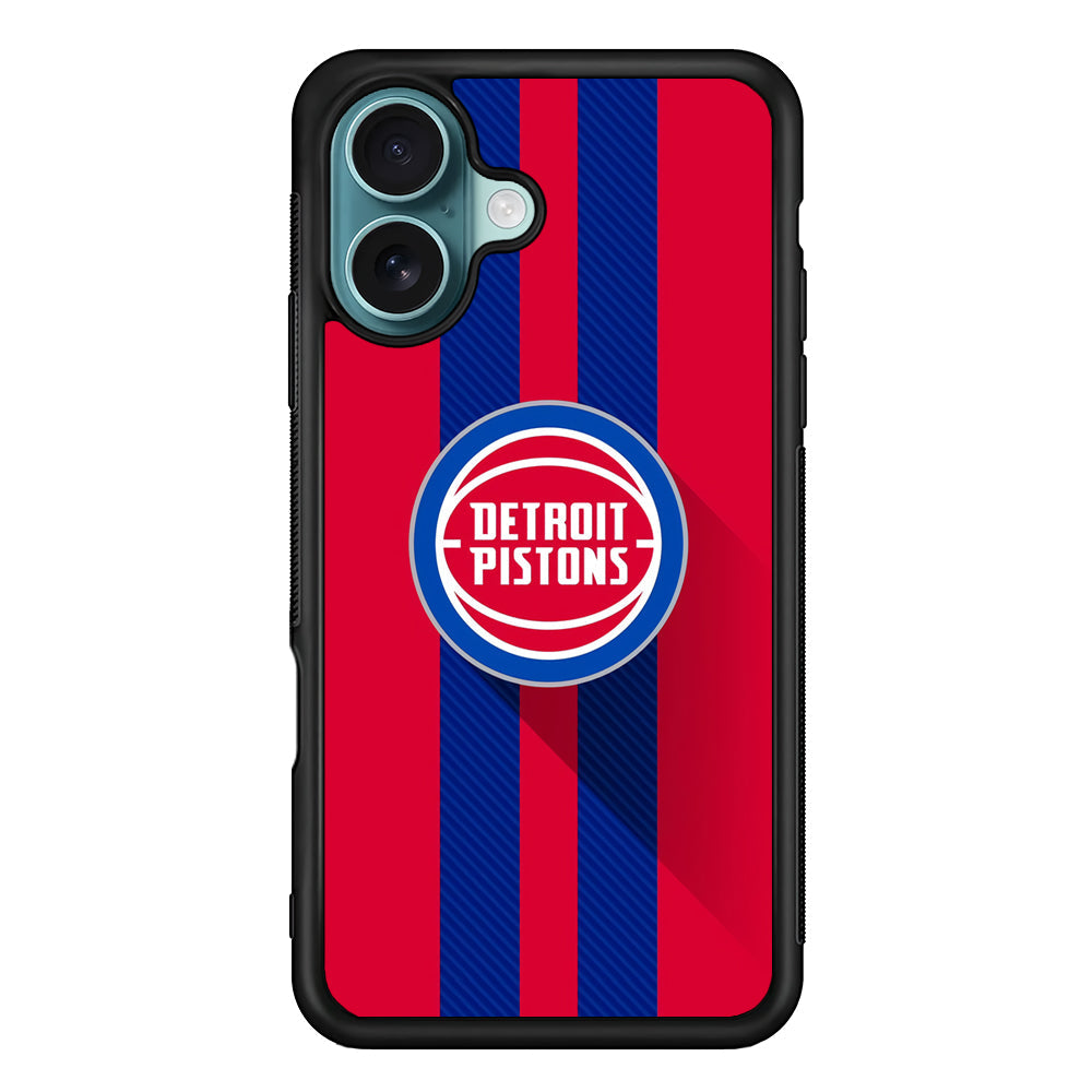 NBA Detroit Pistons Victory Ball iPhone 16 Plus Case - Xtracase