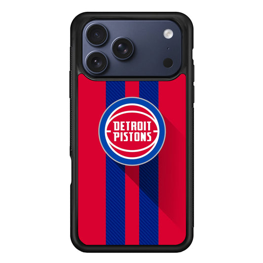 NBA Detroit Pistons Victory Ball iPhone 17 Pro Case - Xtracase