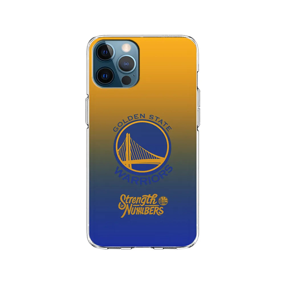 NBA Golden State Warriors Gradient iPhone 13 Pro Case-Clear Soft Case-Xtracase