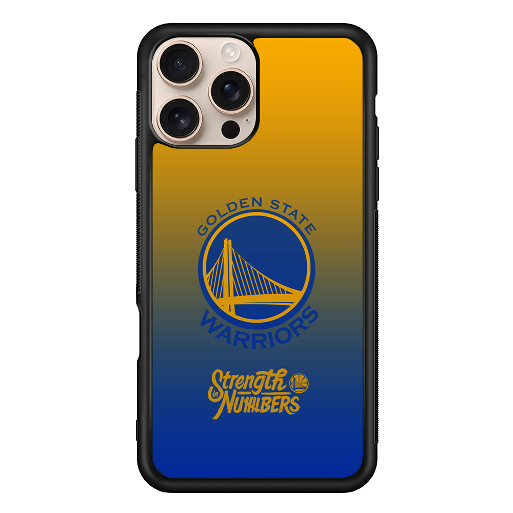 NBA Golden State Warriors Gradient iPhone 16 Pro Case - iPhone 16 Pro