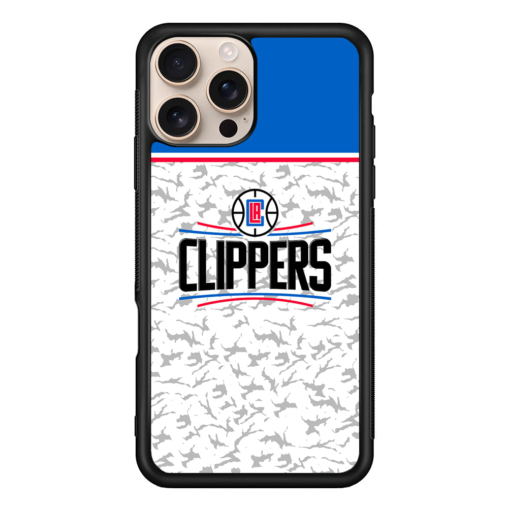 NBA Los Angeles Clippers Logo iPhone 16 Pro Max Case - iPhone 16 Pro Max