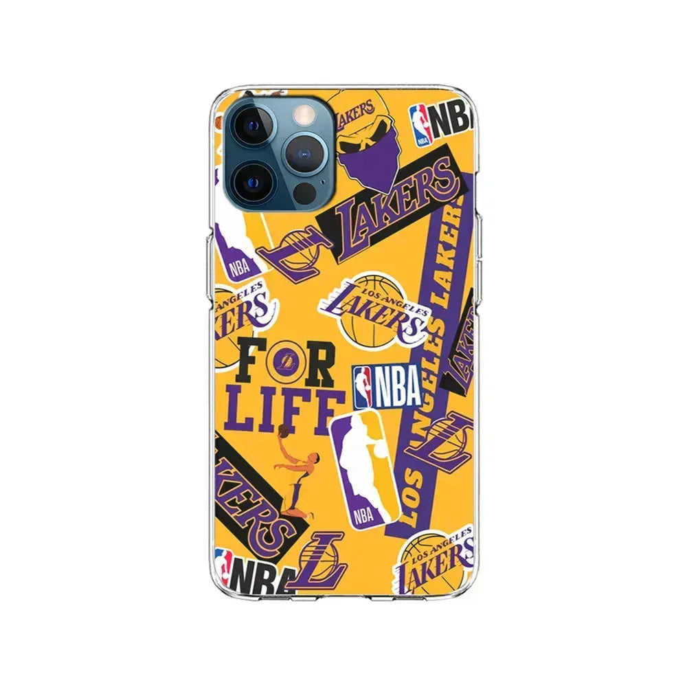 NBA Los Angeles Lakers Pride iPhone 15 Pro Max Case-Clear Soft Case-Xtracase