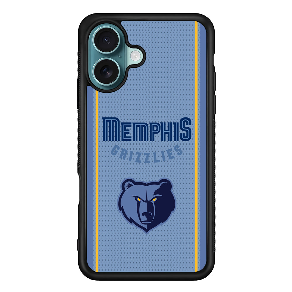 NBA Memphis Grizzlies Jersey iPhone 16 Plus Case - Xtracase