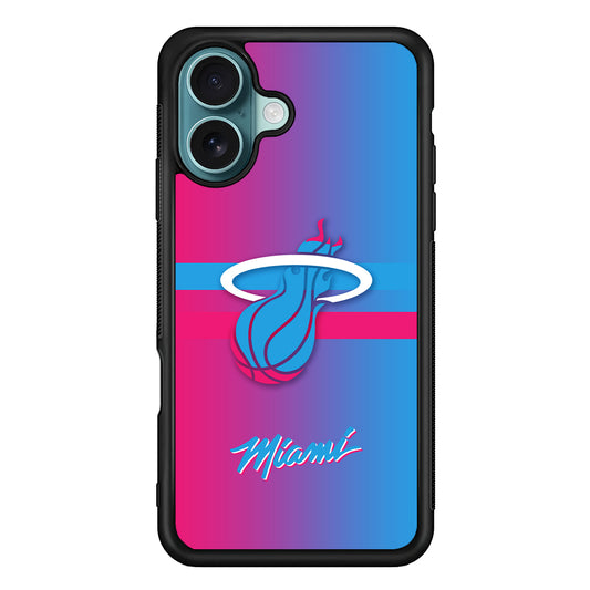 NBA Miami Heat Spectrum iPhone 16 Case - Xtracase