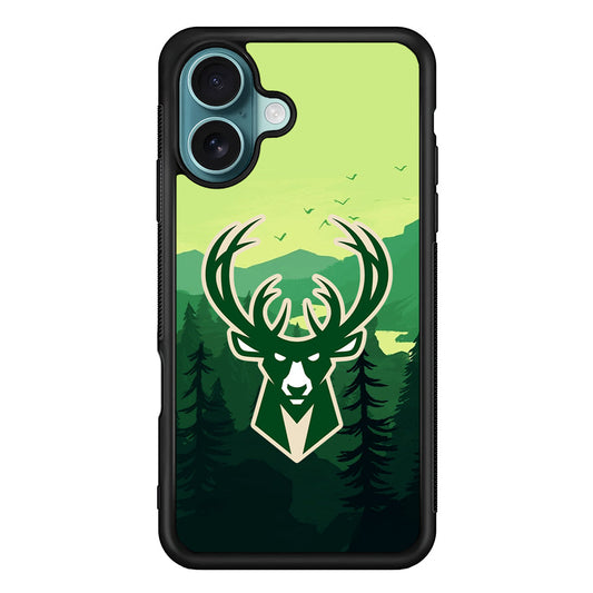 NBA Milwaukee Bucks Forest iPhone 17 Case - Xtracase