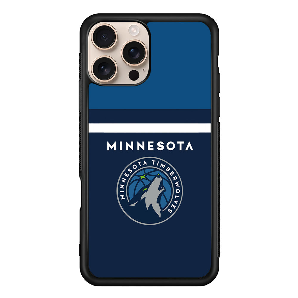 NBA Minnesota Timberwolves Jersey iPhone 16 Pro Max Case - iPhone 16 Pro Max