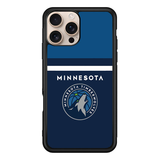 NBA Minnesota Timberwolves Jersey iPhone 16 Pro Max Case - iPhone 16 Pro Max