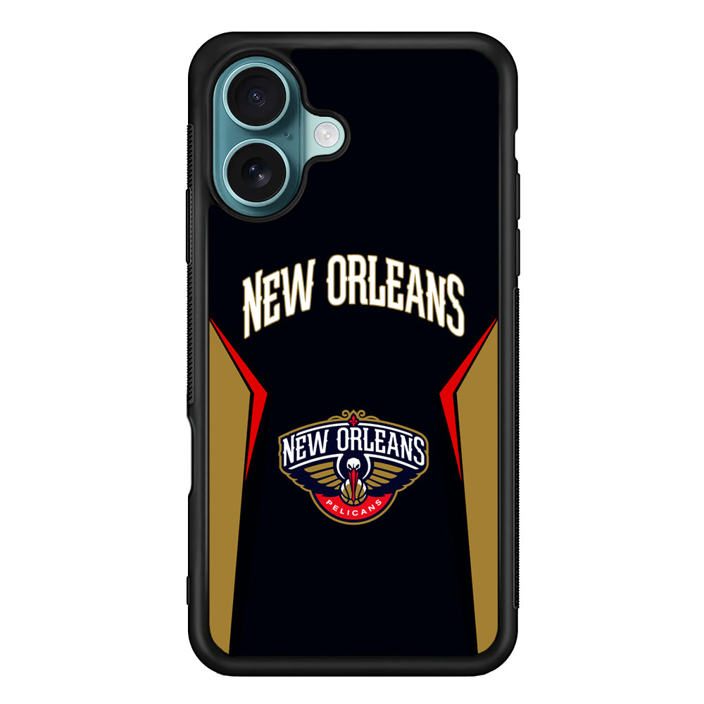 NBA New Orleans Pelicans Jersey iPhone 16 Plus Case - Xtracase