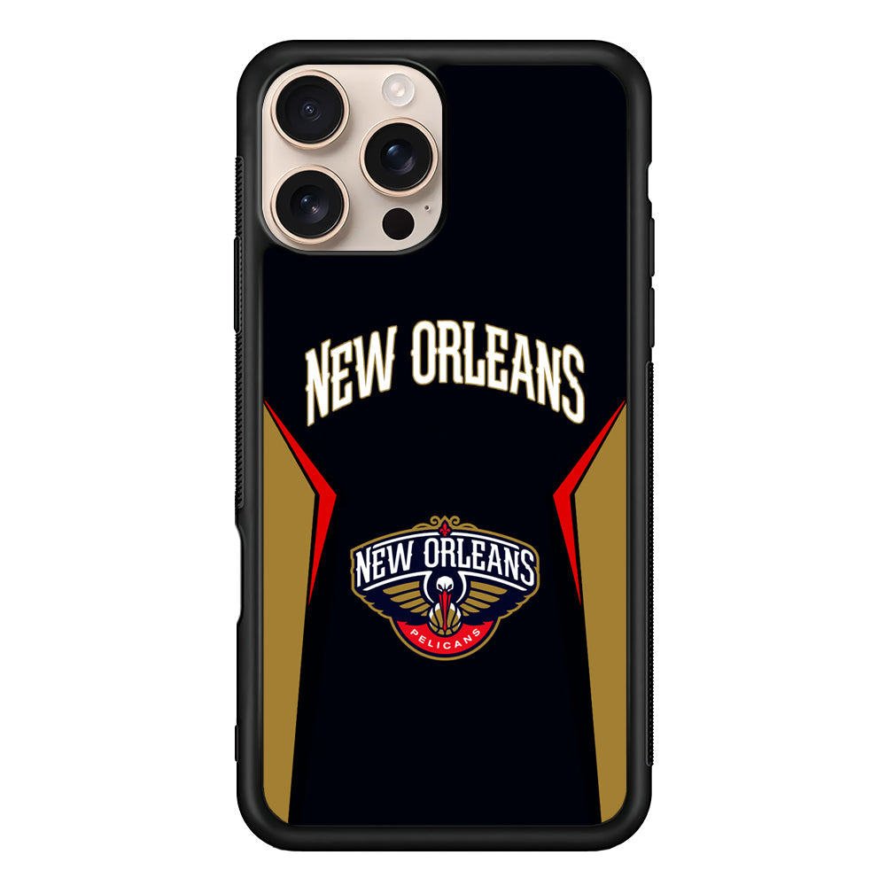 NBA New Orleans Pelicans Jersey iPhone 16 Pro Max Case - iPhone 16 Pro Max