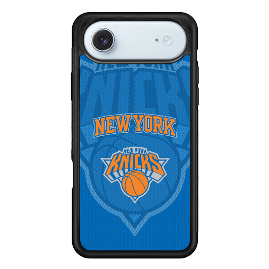 NBA New York Knicks Blue Patern iPhone 17 Air Case - Xtracase