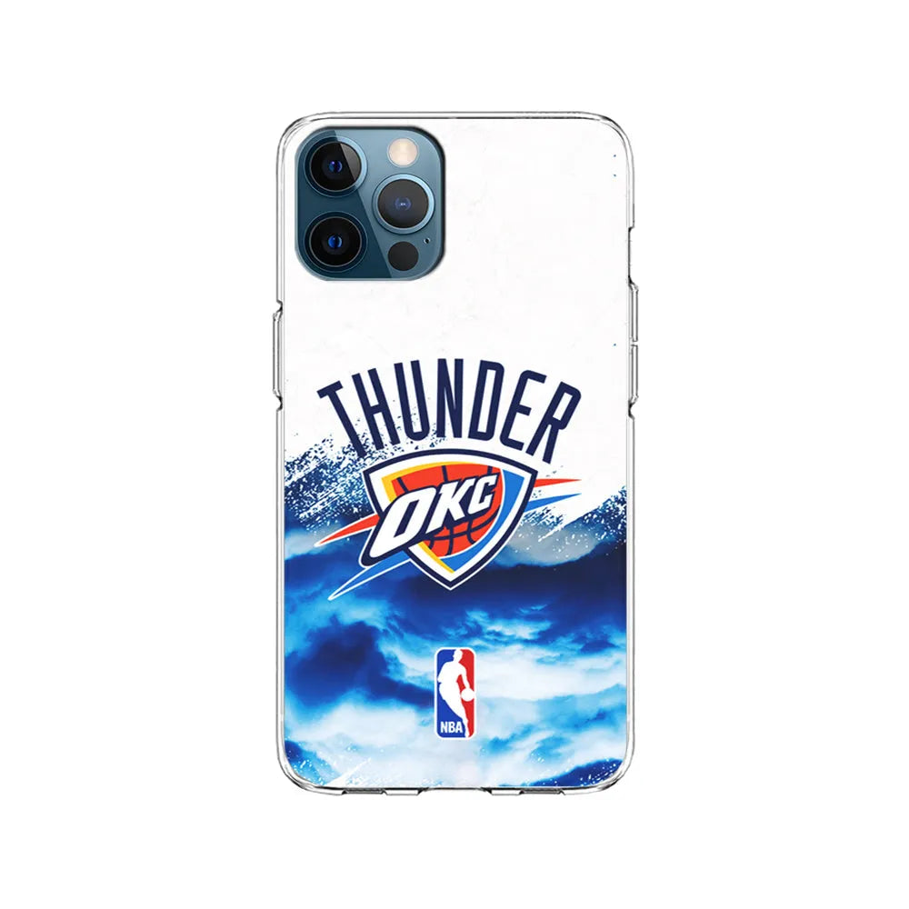 NBA Oklahoma City Thunder Team iPhone 13 Pro Case-Clear Soft Case-Xtracase