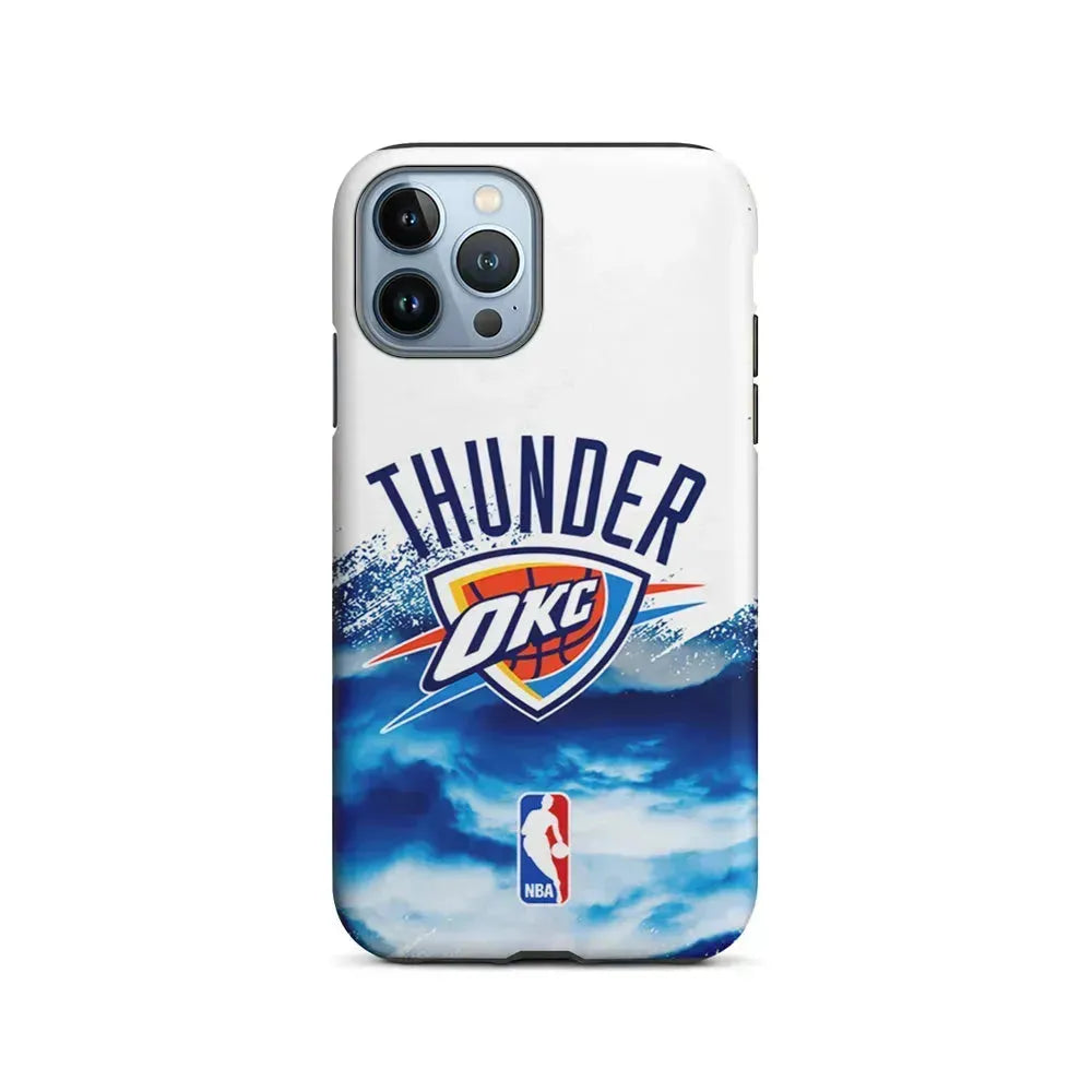 NBA Oklahoma City Thunder Team iPhone 15 Pro Max Case-2 in 1 Tough Case-Xtracase