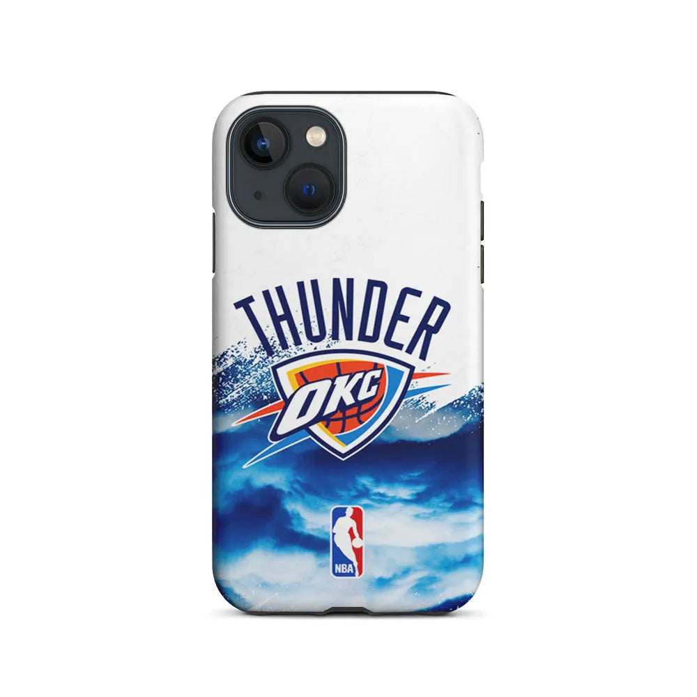 NBA Oklahoma City Thunder Team iPhone 15 Case-2 in 1 Tough Case-Xtracase