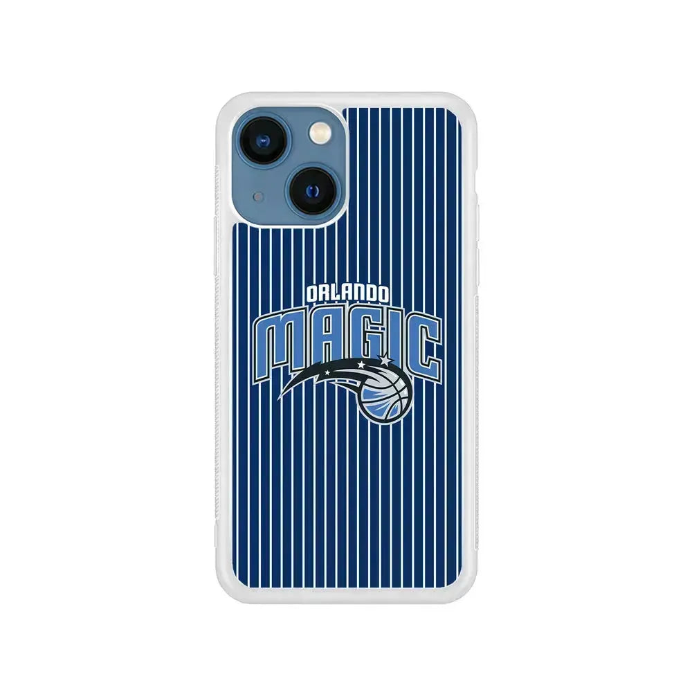 NBA Orlando Magic Jersey iPhone 13 Mini Case-Rubber / White (2D Case)-Xtracase