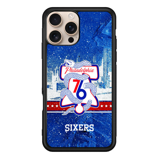 NBA Philadelphia 76ers Sixers iPhone 16 Pro Max Case - iPhone 16 Pro Max