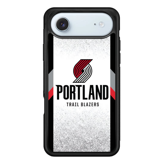 NBA Portland Trail Blazers Silver iPhone 17 Air Case - Xtracase