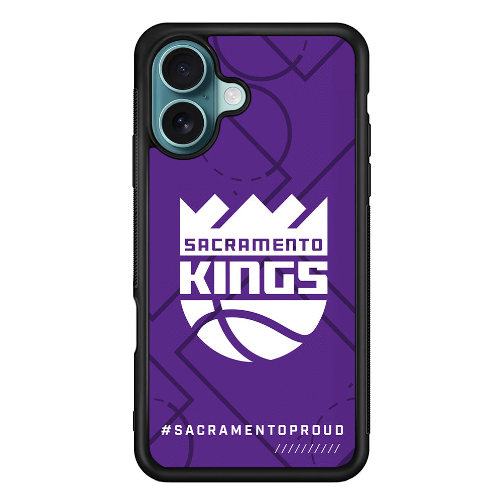 NBA Sacramento Kings Proud iPhone 16 Plus Case - Xtracase