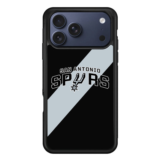NBA San Antonio Spurs Stripe iPhone 17 Pro Case - Xtracase