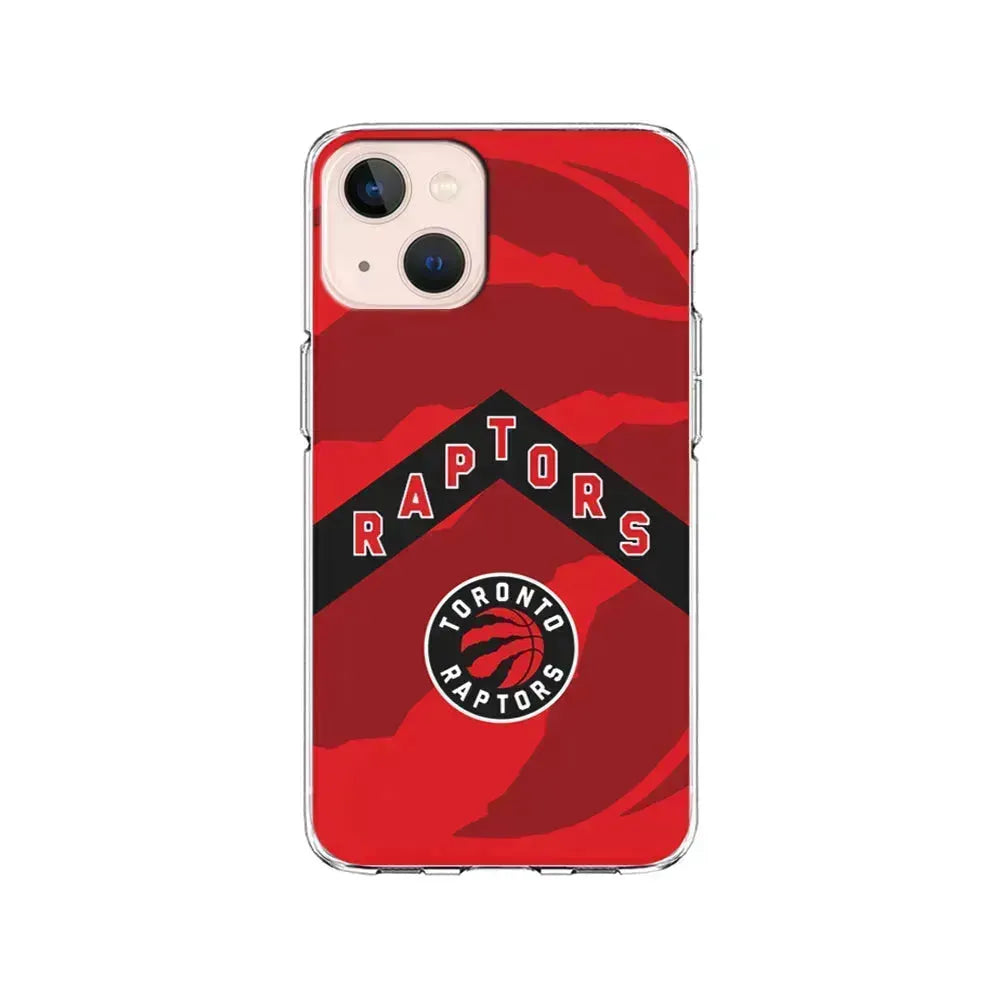 NBA Toronto Raptors Red iPhone 13 Mini Case-Clear Soft Case-Xtracase