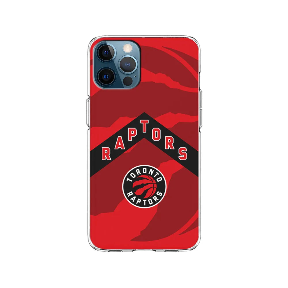 NBA Toronto Raptors Red iPhone 13 Pro Case-Clear Soft Case-Xtracase