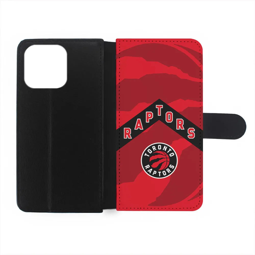 NBA Toronto Raptors Red iPhone 13 Pro Max Case-Flip Wallet Case-Xtracase