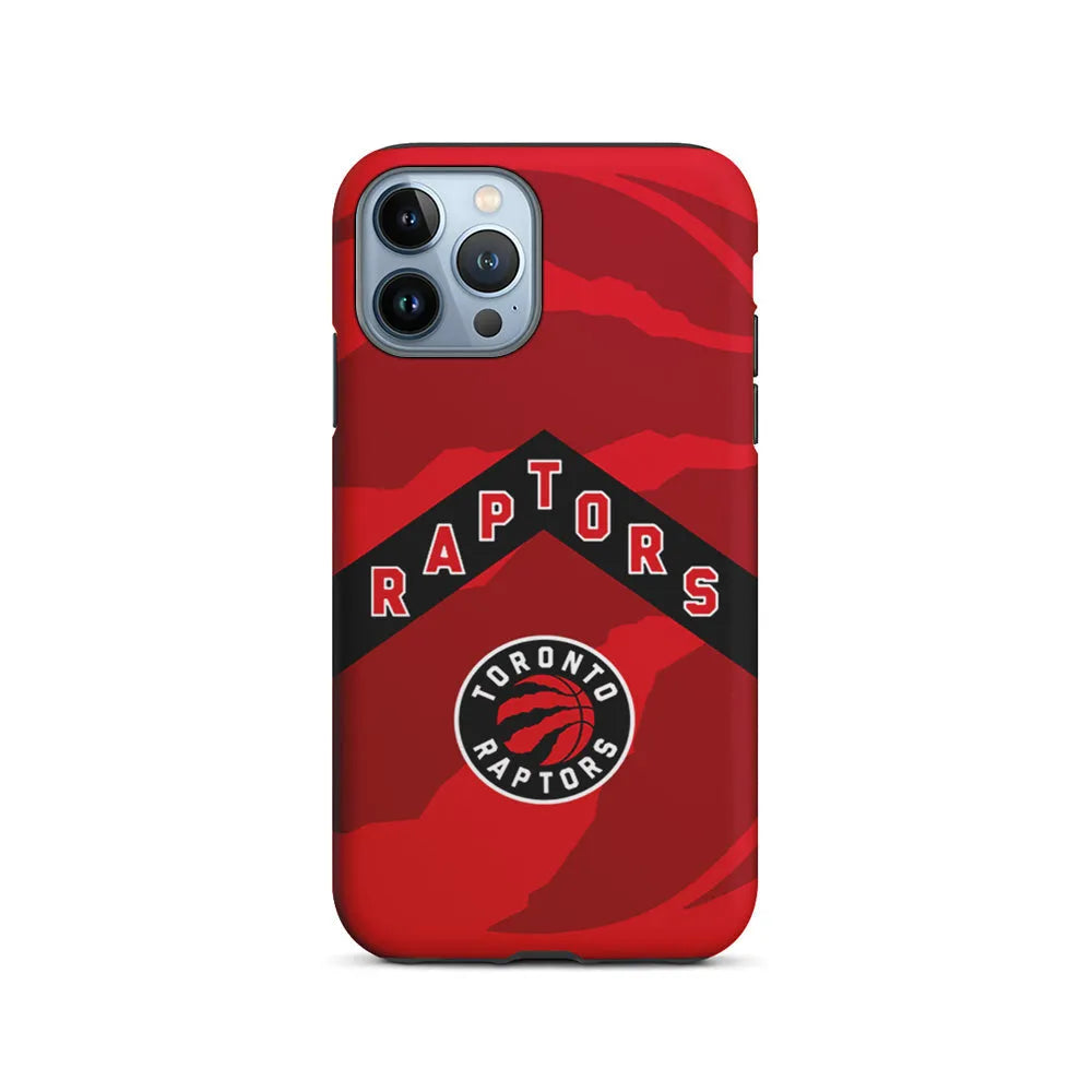 NBA Toronto Raptors Red iPhone 13 Pro Case-2 in 1 Tough Case-Xtracase