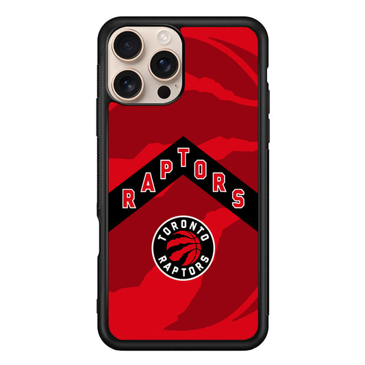 NBA Toronto Raptors Red iPhone 16 Pro Case - iPhone 16 Pro