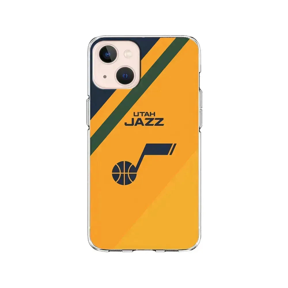 NBA Utah Jazz Logo iPhone 13 Mini Case-Clear Soft Case-Xtracase