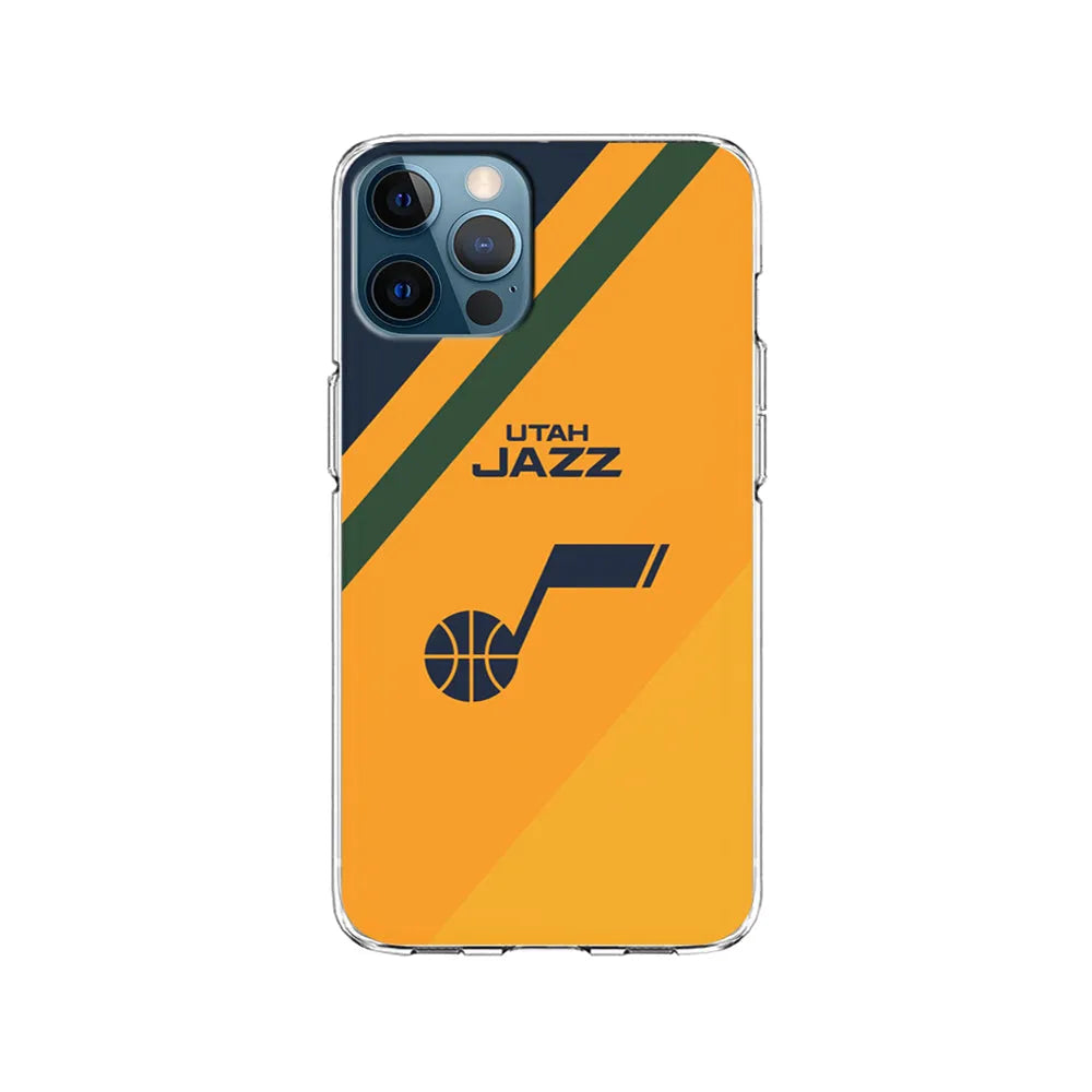 NBA Utah Jazz Logo iPhone 13 Pro Case-Clear Soft Case-Xtracase