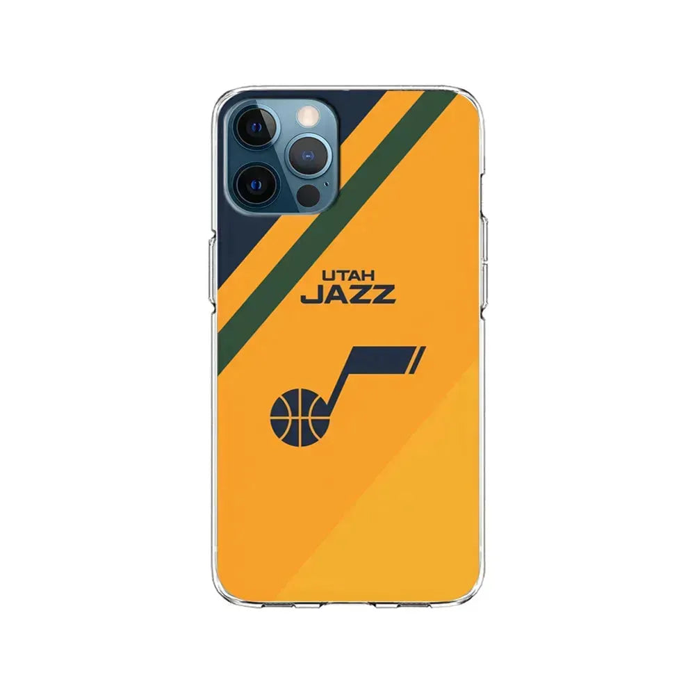 NBA Utah Jazz Logo iPhone 15 Pro Max Case-Clear Soft Case-Xtracase