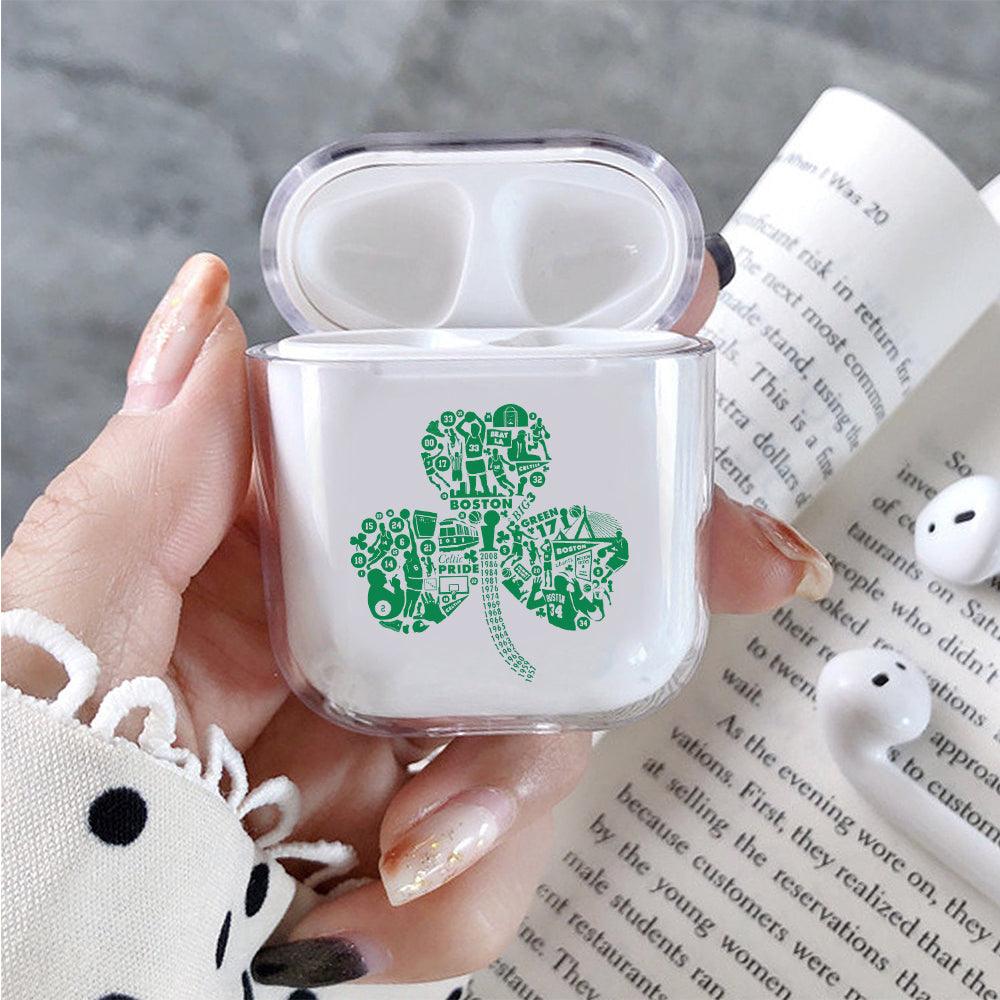 NBA Boston Celtic Leaf of Life Protective Clear Case Cover For Apple Airpods-Xtracase
