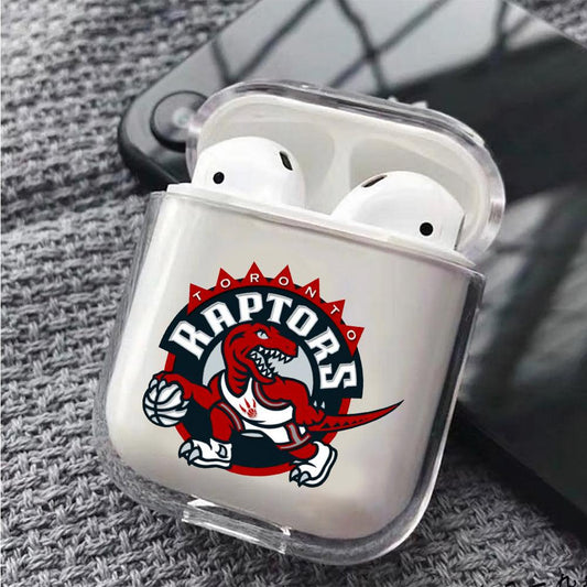 NBA Toronto Raptors Mascot Protective Clear Case Cover For Apple Airpods-Xtracase
