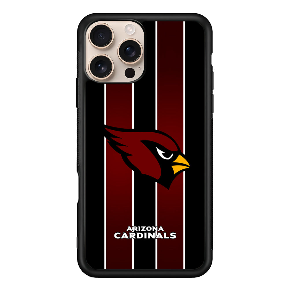 NFL Arizona Cardinals Strike Line iPhone 16 Pro Case - iPhone 16 Pro