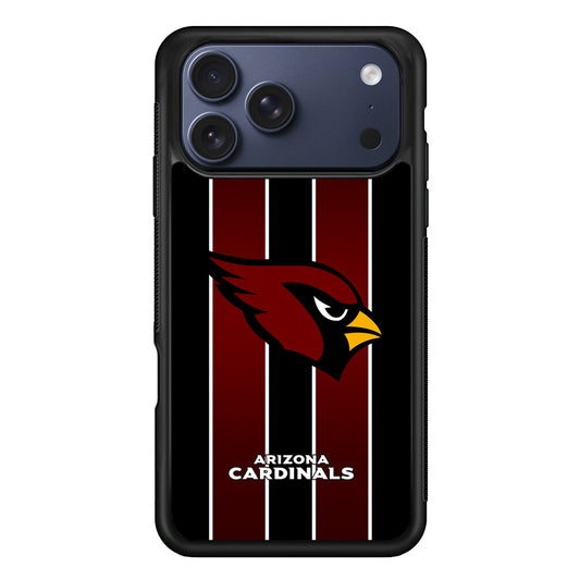 NFL Arizona Cardinals Strike Line iPhone 17 Pro Case - Xtracase
