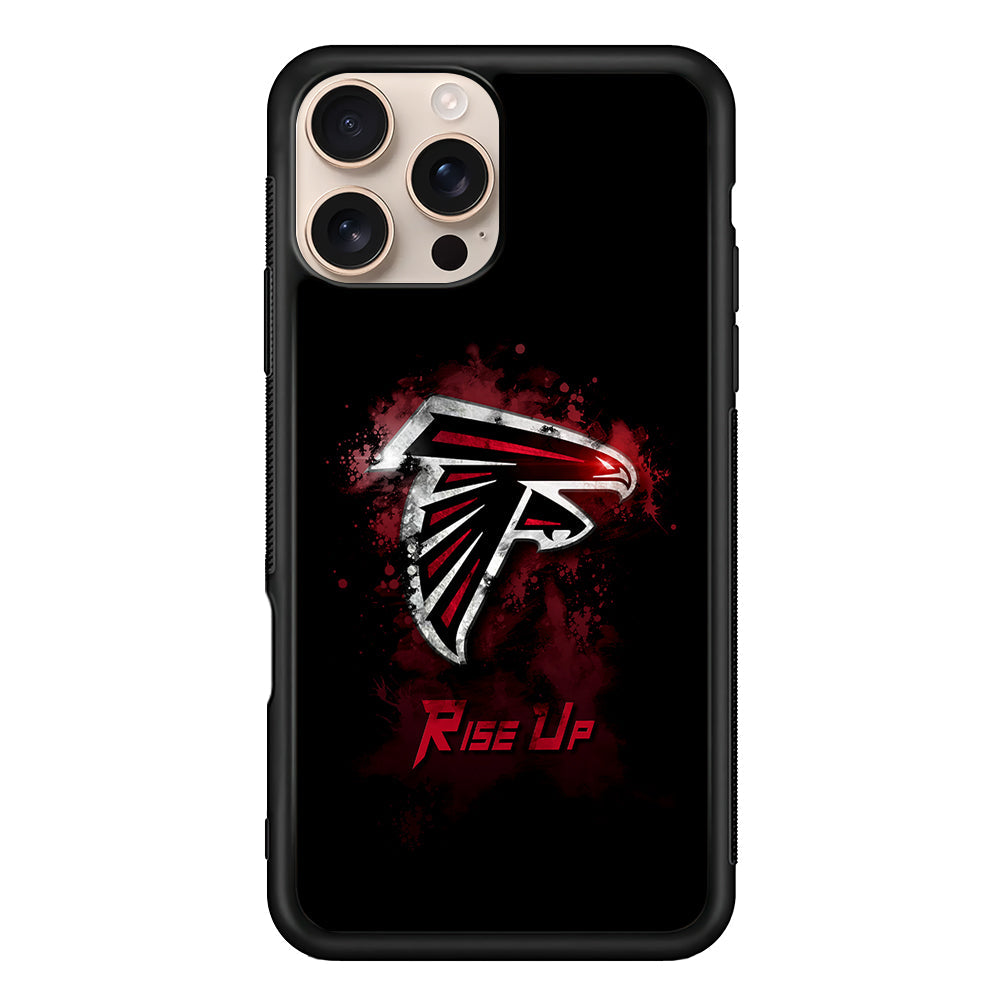 NFL Atlanta Falcons Rise Up iPhone 16 Pro Max Case - iPhone 16 Pro Max