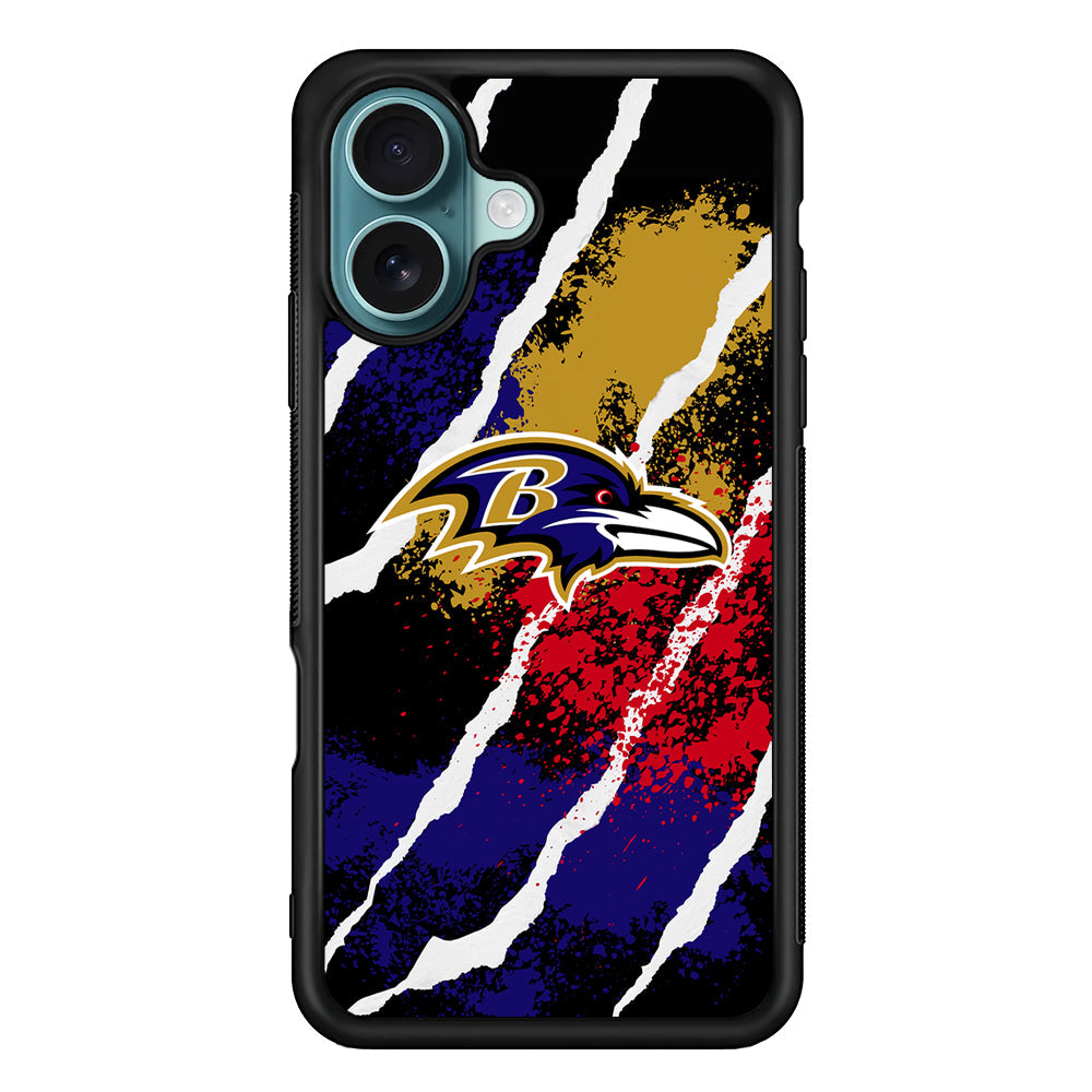 NFL Baltimore Ravens Color Spots iPhone 16 Plus Case - Xtracase