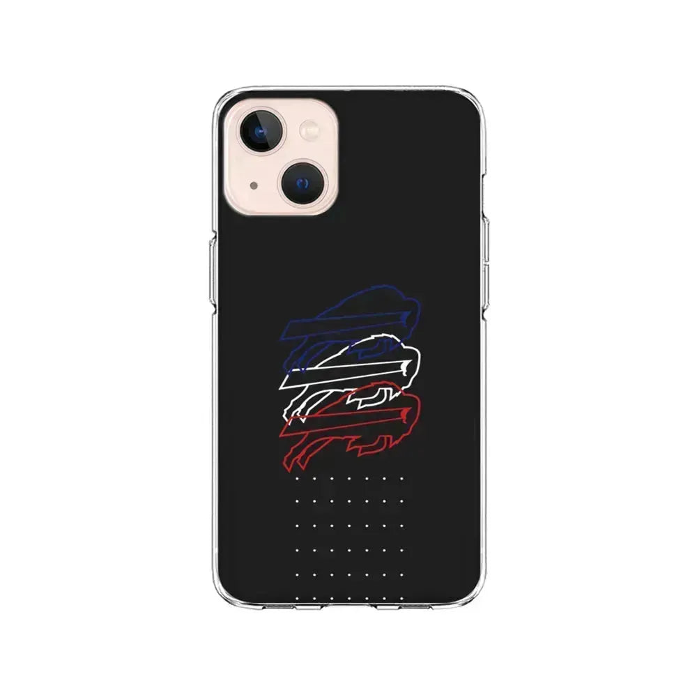 NFL Buffalo Bills Logo iPhone 13 Mini Case-Clear Soft Case-Xtracase