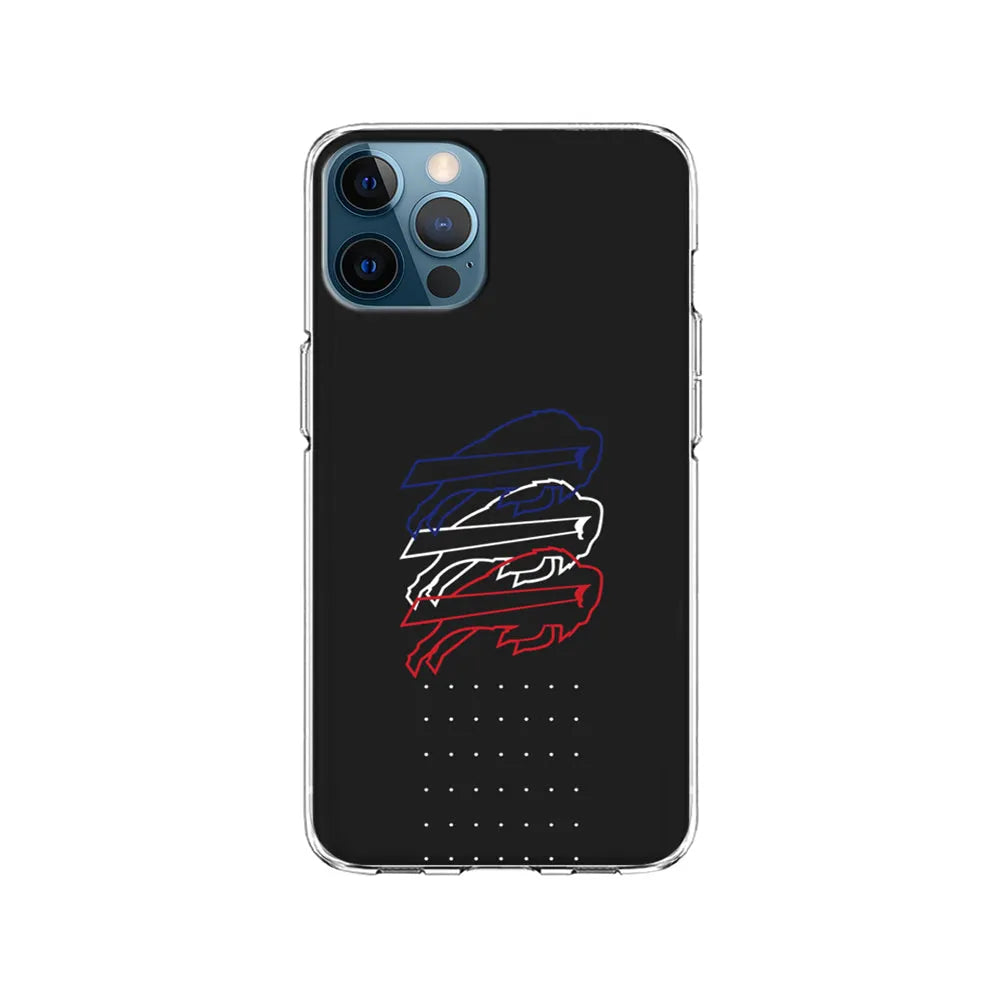 NFL Buffalo Bills Logo iPhone 13 Pro Case-Clear Soft Case-Xtracase