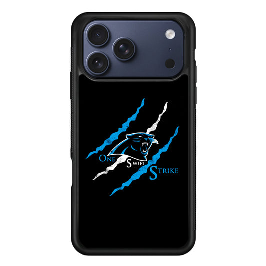 NFL Carolina Panthers Strike iPhone 17 Pro Case - Xtracase